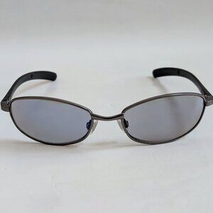 NWT Vintage 90's Rectangle Metal Combo Sport Sunglasses (Gunmetal)